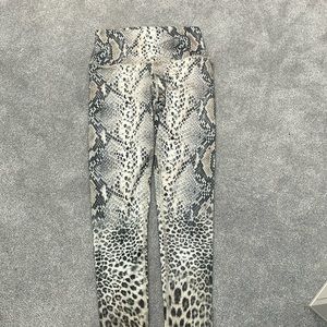 Snake print workout leggings. Size small.